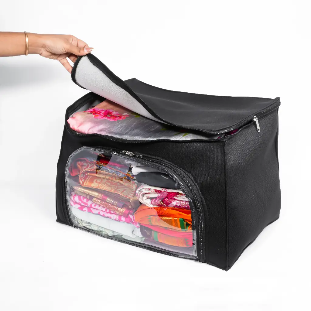 [saree cover big size with double chain] saree cover big size with double chain